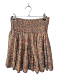Paani Smocked Paisley Skirt