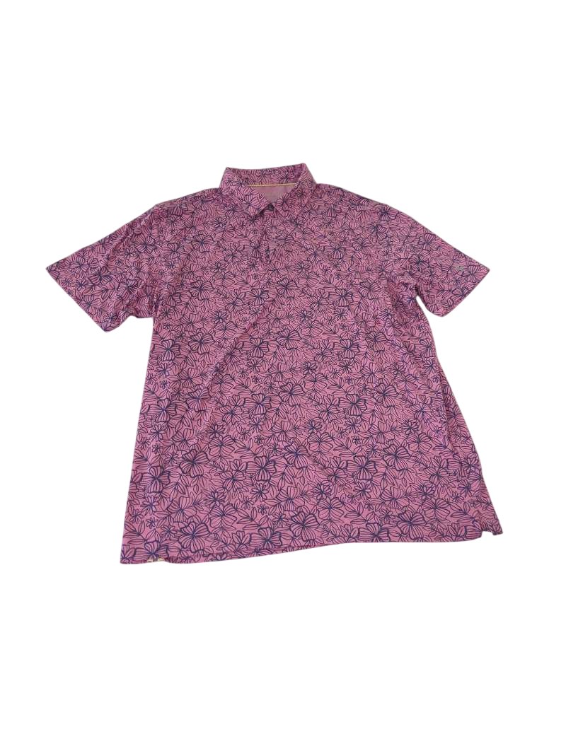 Maelreg  Floral Print Polo Men's