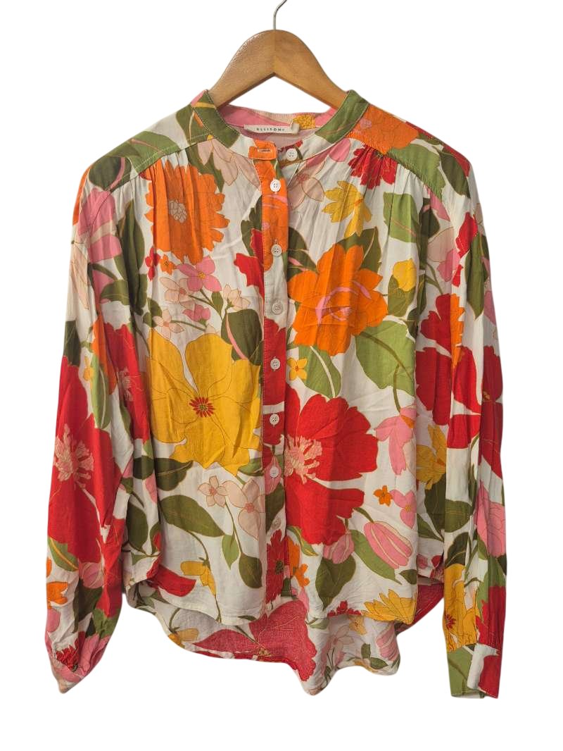 Ellison Floral Button-Up Long Sleeves
