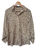 Doe & Rae Button-Up Blouse Long Sleeves