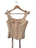 Corset Story Lace Trim Corset Tanks