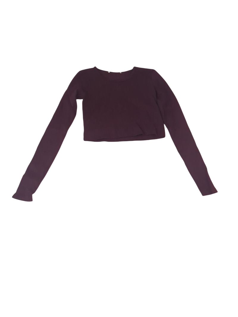 Cropped Sweater Long Sleeves