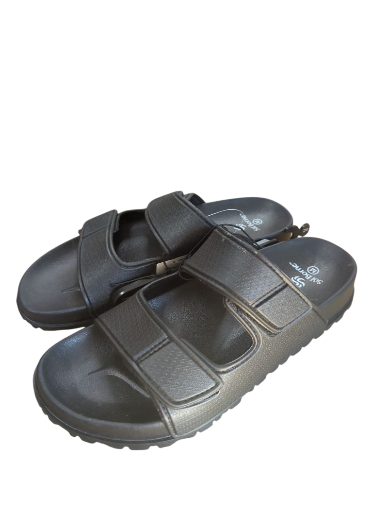 Sol Borne Double-Strap Sandals