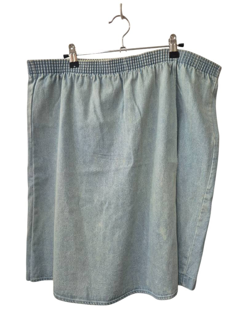 The Season Ticket Denim Skirt Vintage