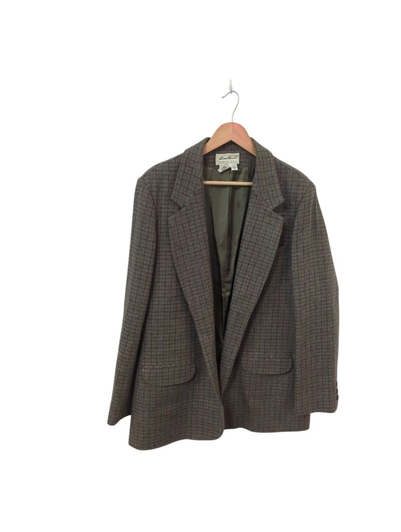 Eddie Bauer Checkered Blazer Vintage