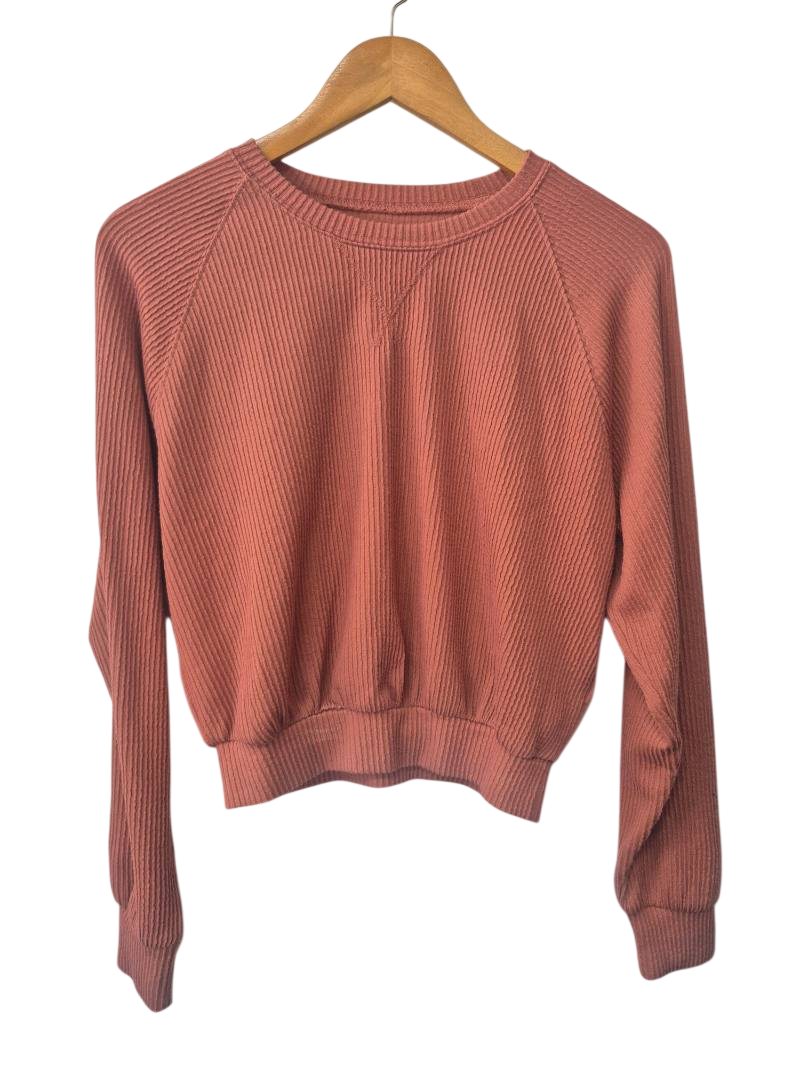 Hollister Ribbed Crewneck Long Sleeves