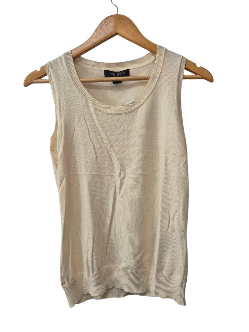 August Silk Sleeveless Ribbed Tank Tanks