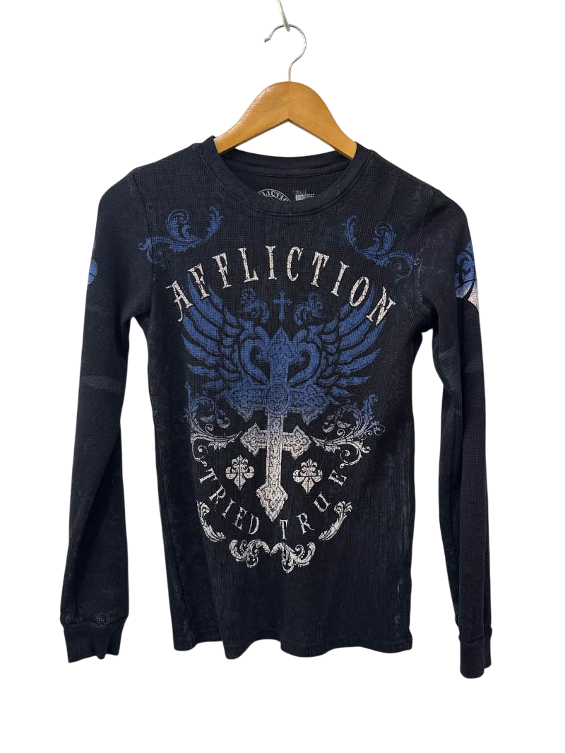 Affliction Graphic Crewneck Long Sleeves