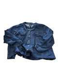 Scoop Button-Up Denim Outerwear