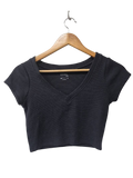 EST.PAC. 1980 V-Neck Cropped Short Sleeves