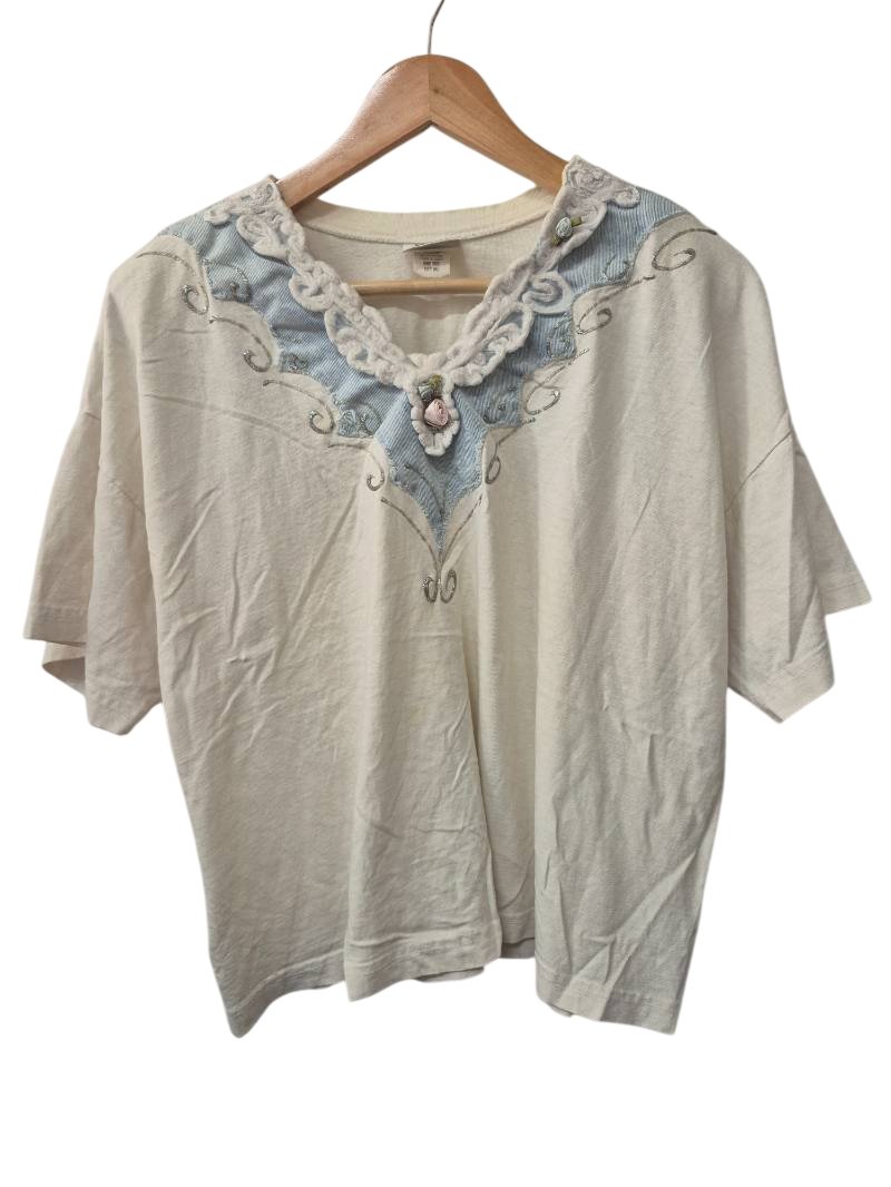 Cactus California Embroidered Blouse Vintage
