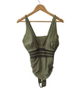 V-Neck One-Piece Swimwear