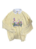 Morning Sun Floral Sweatshirt Vintage