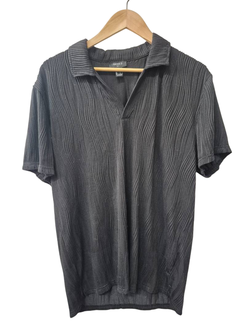 Forever 21 Textured Polo Men's