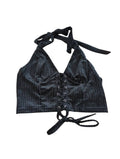 Halter Lace-Up Tanks