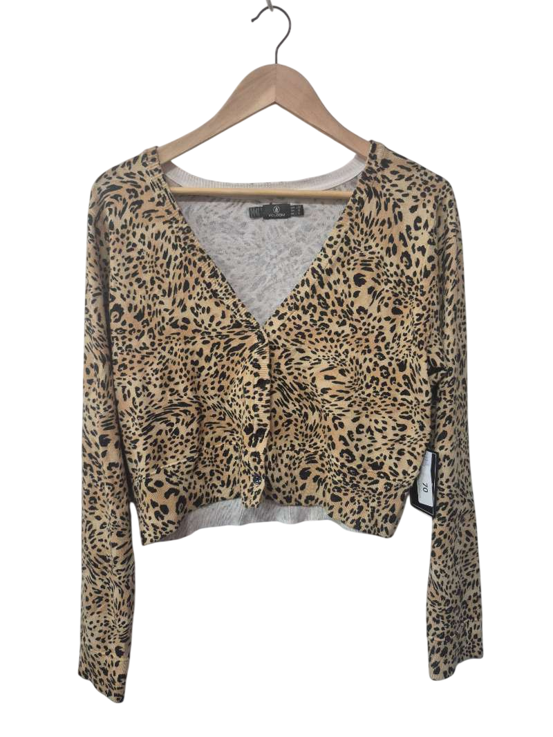 Volcom Cropped Cardigan Long Sleeves