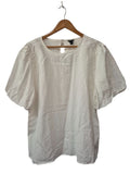 Ann Taylor Crew Neck Blouse Short Sleeves