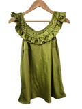 Allen B Ruffled Scoop Neck Tanks