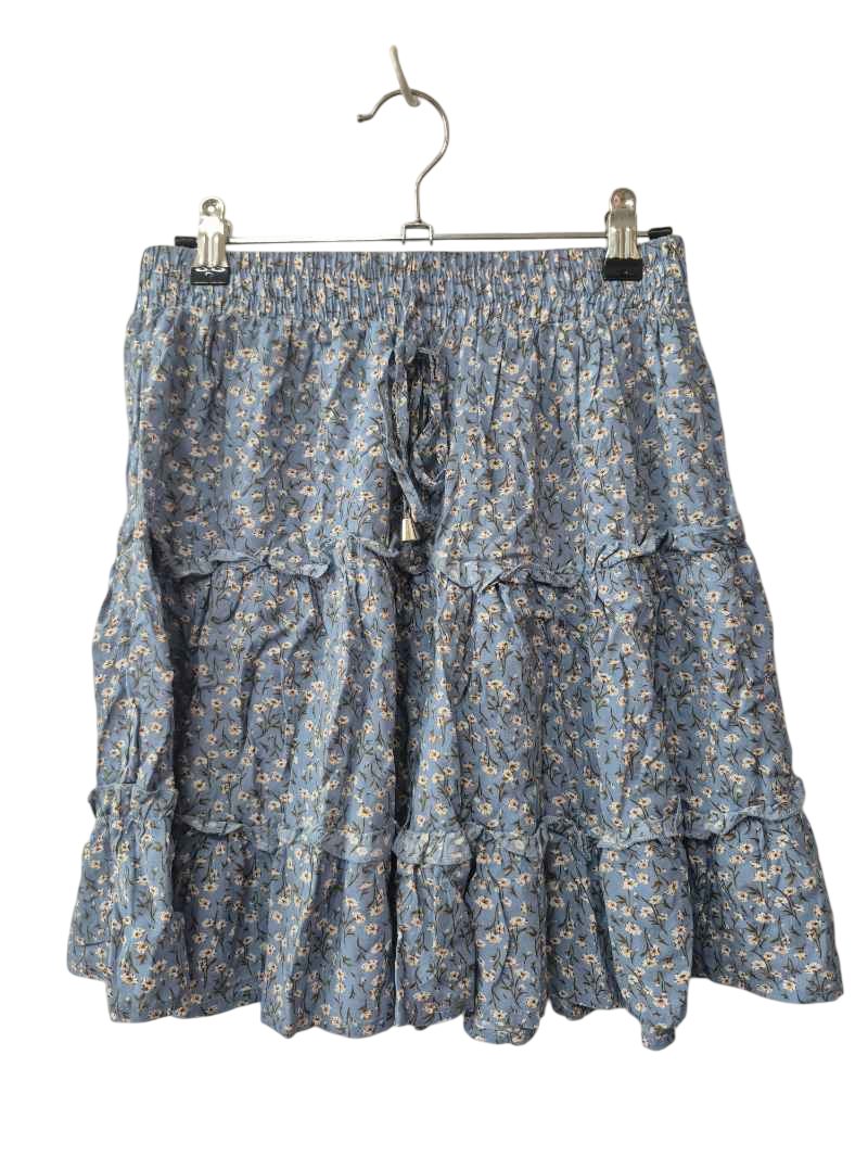 Tiered Floral Skirt