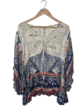 Nostalgia Bohemian Patterned Top Long Sleeves