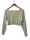 Cropped Sweater Long Sleeves