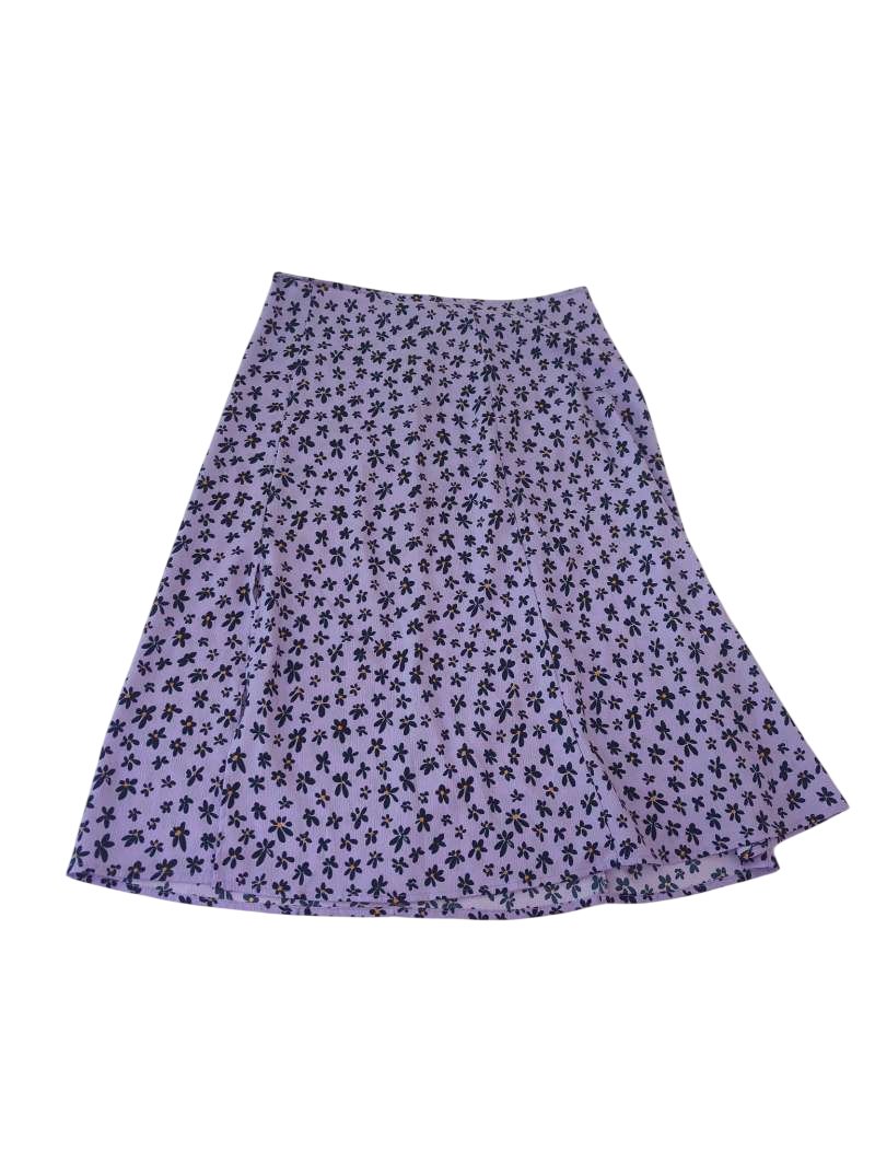 Scoop A-Line Floral Skirt