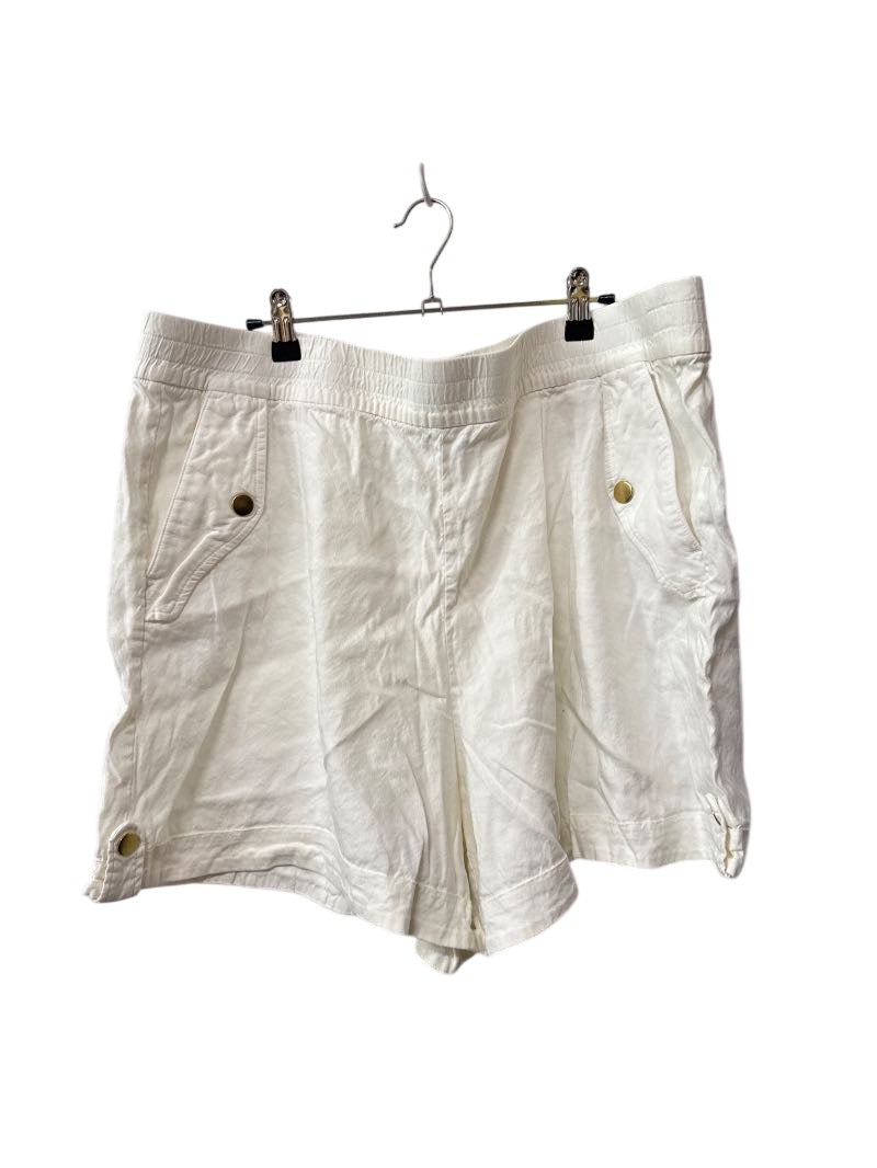 INC Casual Button-Detail Shorts