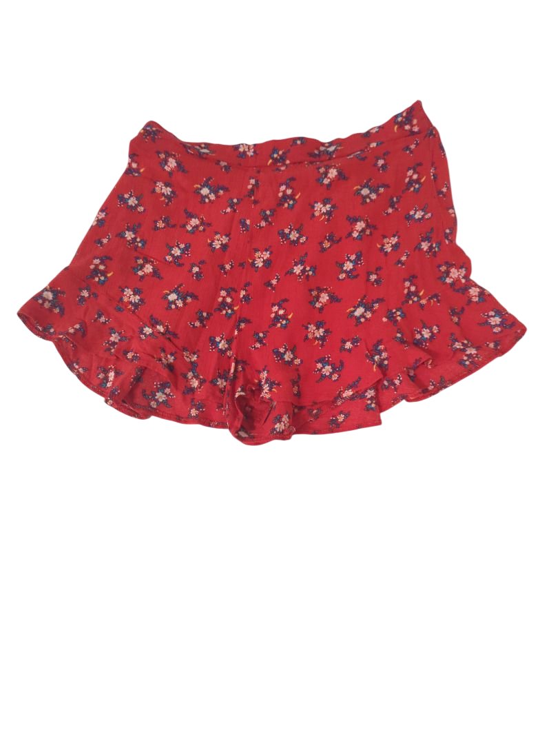 American Eagle  Floral Ruffled Shorts