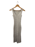 Happily Grey Ribbed V-Neck Dresses