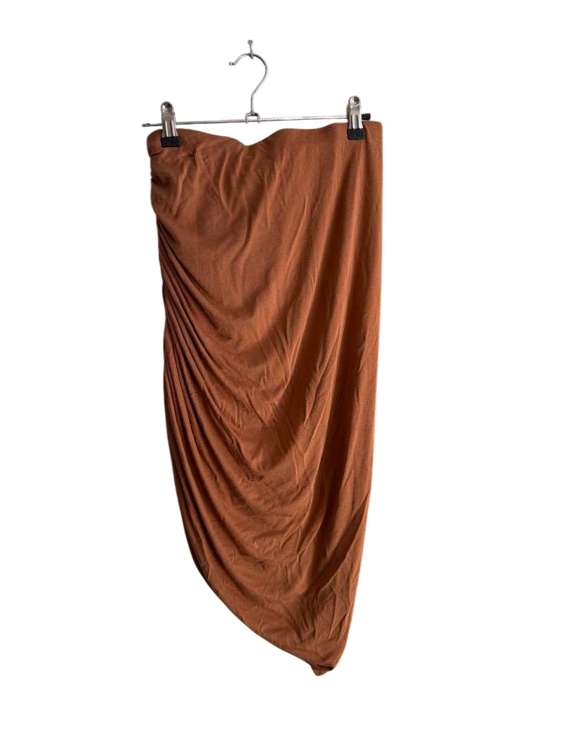 Mustard Seed Asymmetrical Hem Skirt