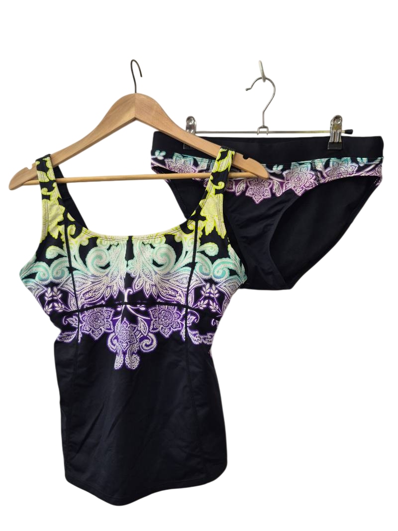 Athleta Printed Tankini Swimwear