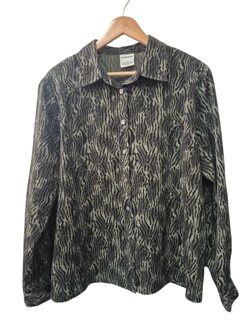 Liz Baker Vintage Button-Up Blouse Vintage