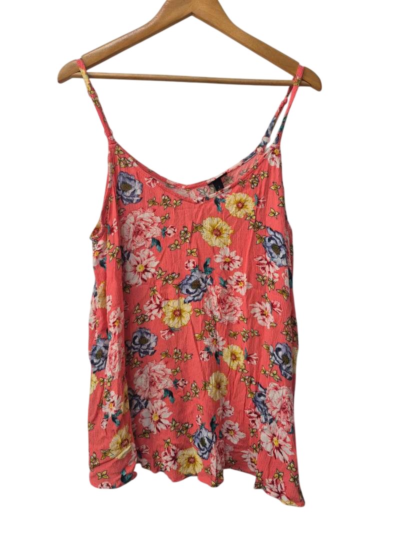 Torrid Floral Print Tank Tanks