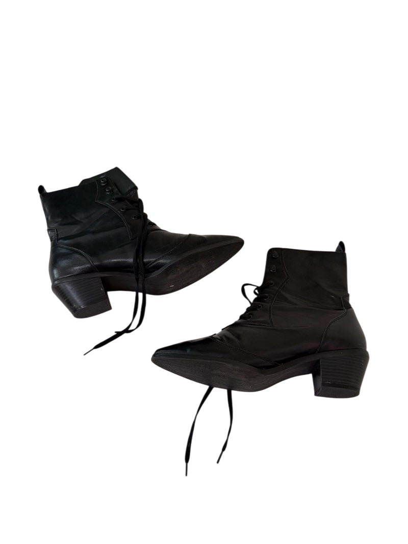 Killstar Lace-Up Ankle Boots