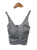 Wishlist Ribbed V-Neck Tanks