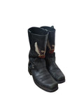 Harley Davidson Biker Leather Boots Vintage