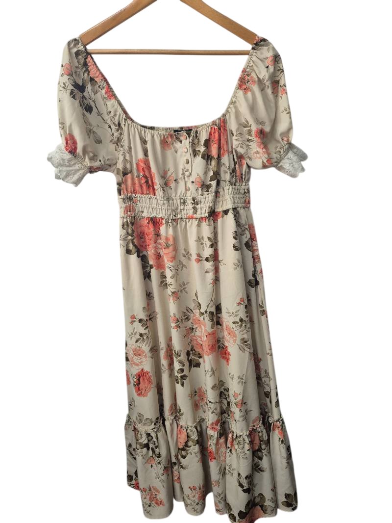 Over Klesha Square Neck Dresses