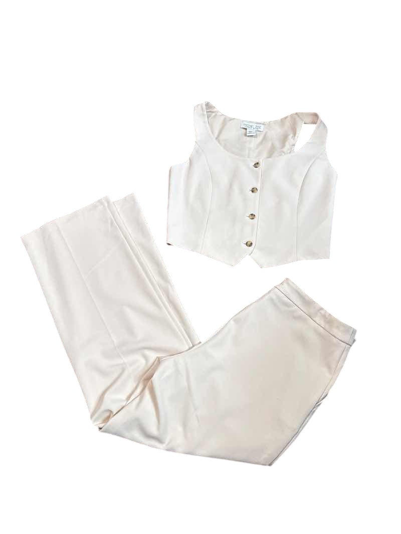 Rachel Zoe Sleeveless Buttoned Set Set