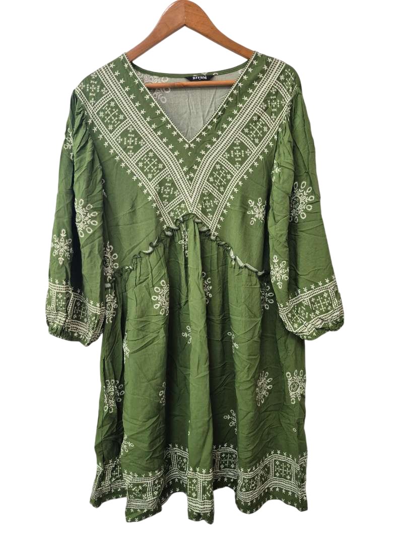 BTFBM V-Neck Bohemian Dresses