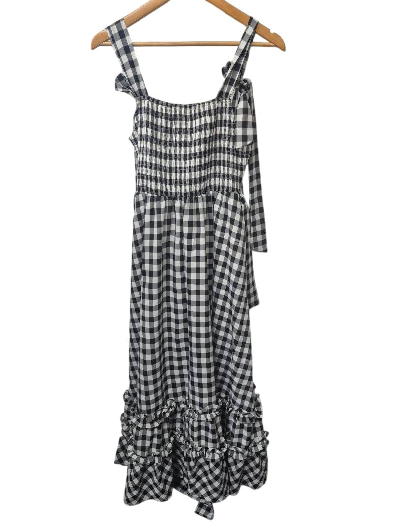 &merci Smocked Checkered Dresses