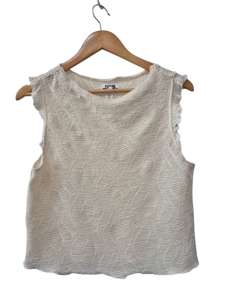 Future Collective Textured Sleeveless Tanks