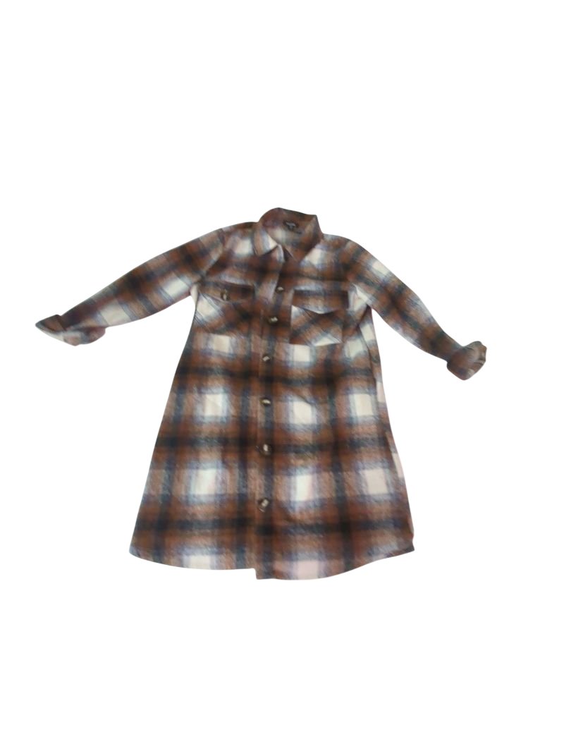Mittoshop Plaid Button-Up Outerwear