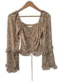 Altar’d State Ruffle Peasant Long Sleeves