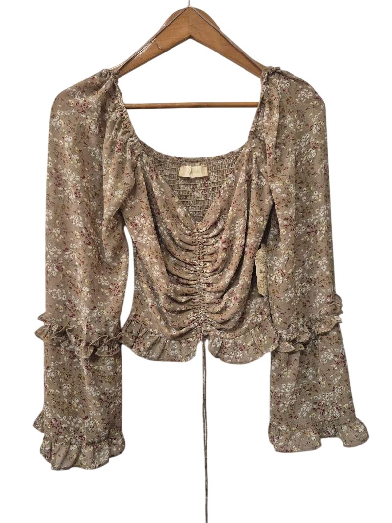 Altar’d State Ruffle Peasant Long Sleeves