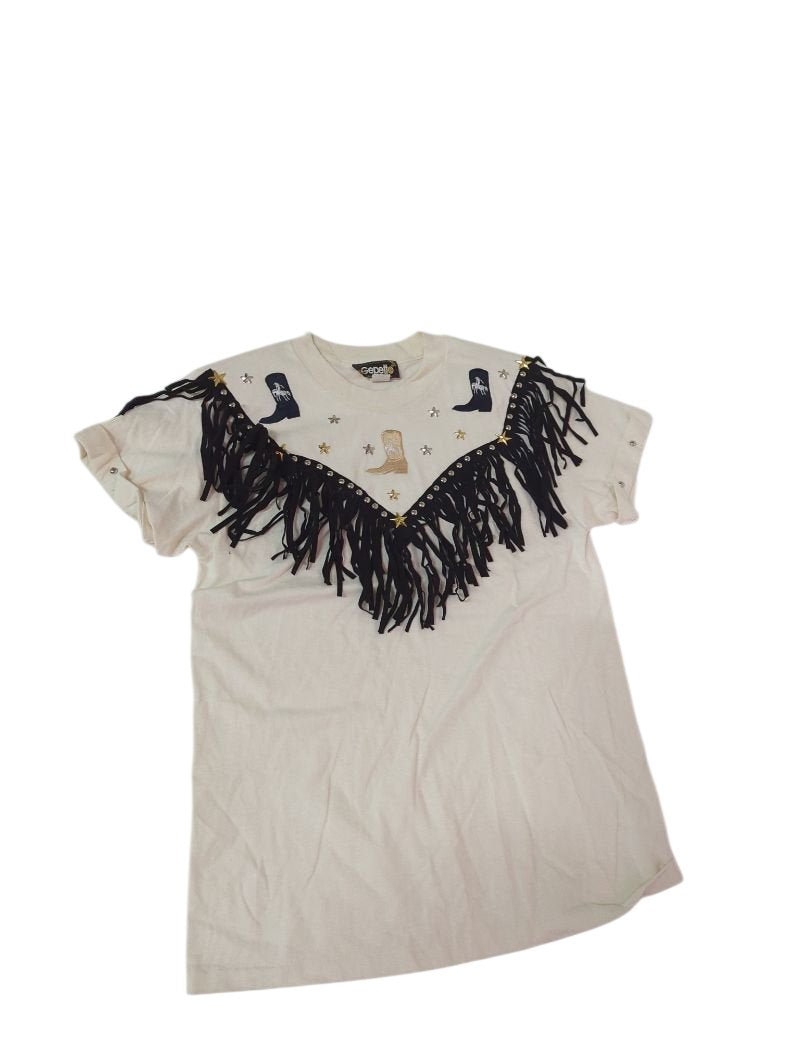 Gepetto Fringe Western Shirt Vintage