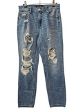Aeropostal Distressed Straight Jeans