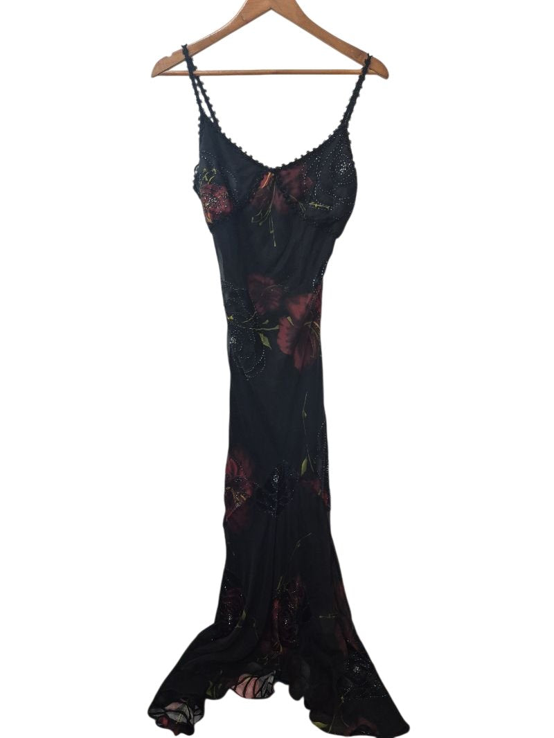 Seralina Floral Slip Dress Vintage