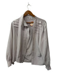 Oscar de la reita Pleated Blouse Vintage