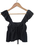 Ruffled Tie-Front Tanks