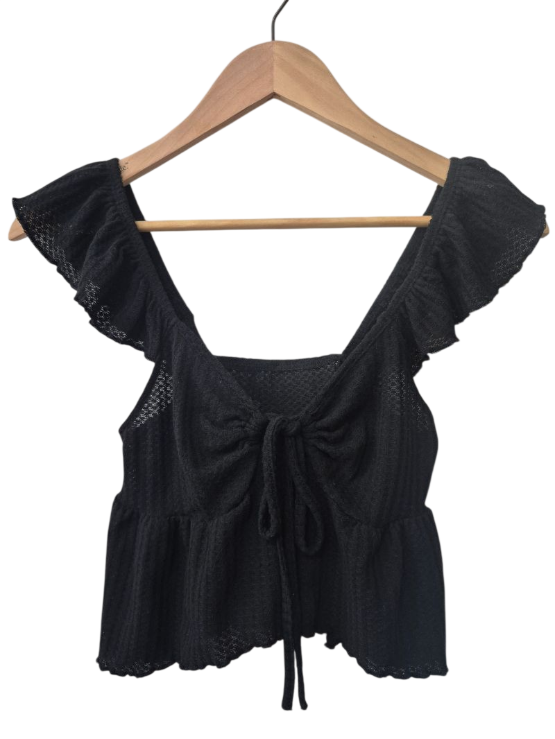 Ruffled Tie-Front Tanks